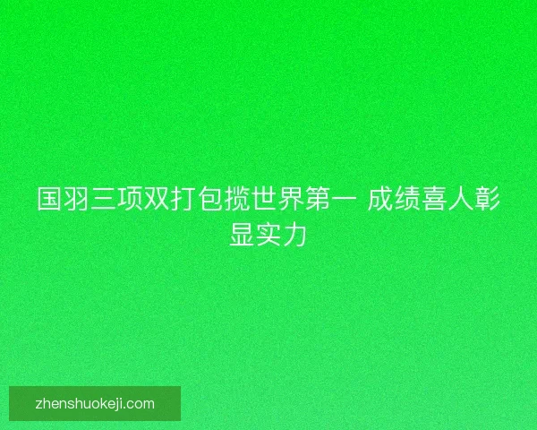 国羽三项双打包揽世界第一 成绩喜人彰显实力
